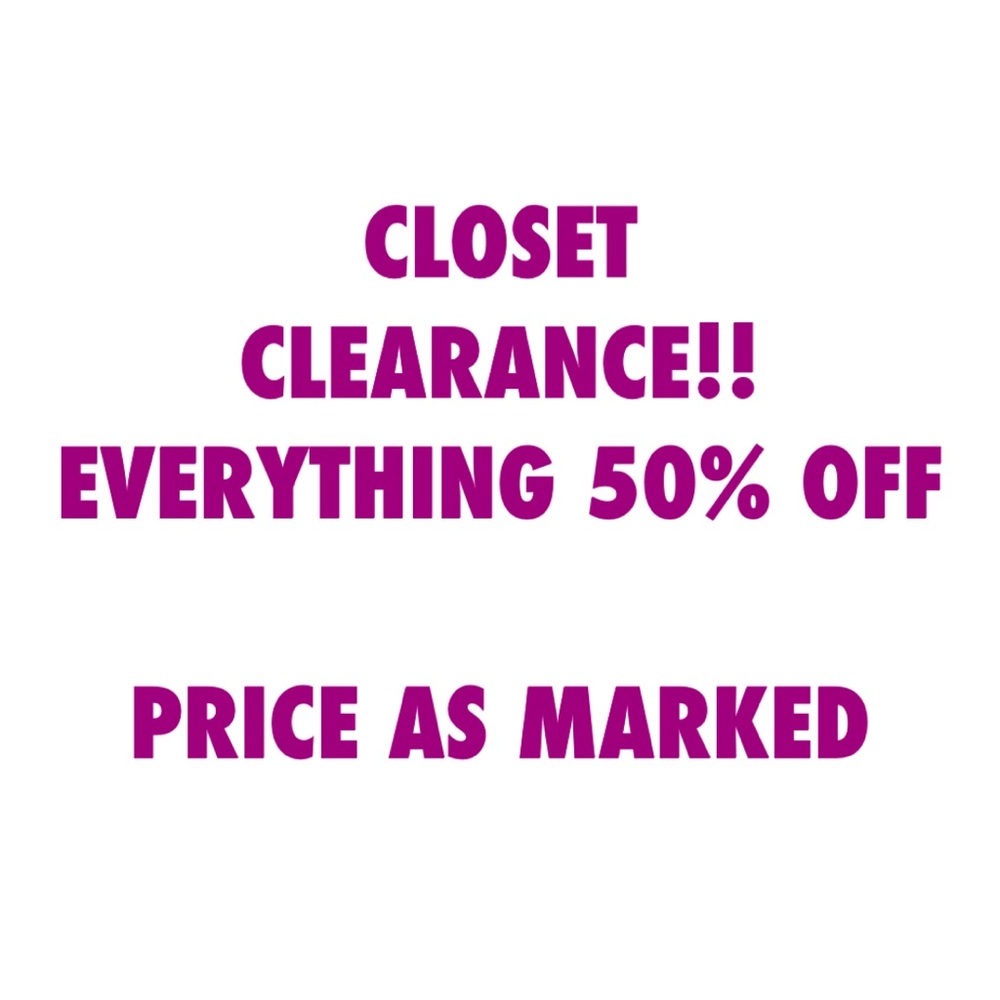 Closet clearance